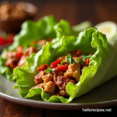 The Ultimate PF Changs Chicken Lettuce Wraps Copycat Recipe Recipe Card