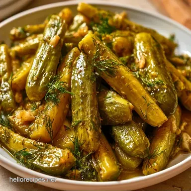 Coriander Dill Pickles in 20 Minutes