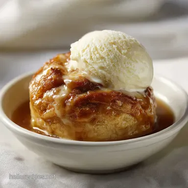 Country Apple Dumplings with Crescent Rolls Baked in 55 Minutes Recipe Card