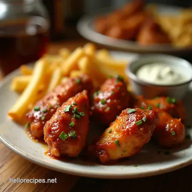 Cowboy Butter Chicken Wings My Wild West Wing Recipe Recipe Card