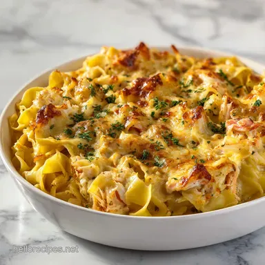 Crab Rangoon Casserole Recipe: Creamy Recipe Card