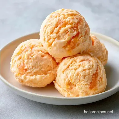Apricot Ice Cream for 8 Servings