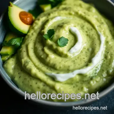 My Easy Avocado Cilantro Lime Dressing: A Fresh Flavor Boost! Recipe Card