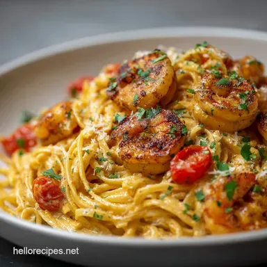 Creamy Cajun Shrimp Pasta RestaurantQuality Dinner in 35 Mins Recipe Card