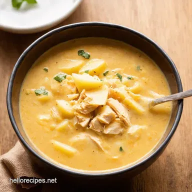 Creamy Chicken Potato Soup The Ultimate Comfort Bowl Recipe Card