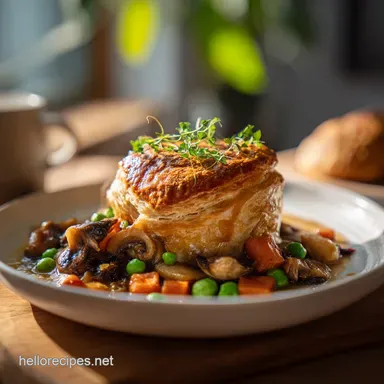 Chicken Cobbler Recipe with Creamy Filling and Cheddar Biscuit Recipe Card