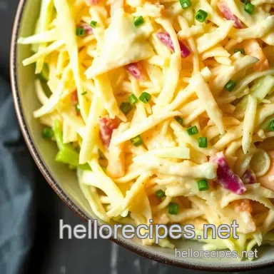 The BEST Coleslaw Dressing Recipe: Creamy, Tangy & Easy! Recipe Card