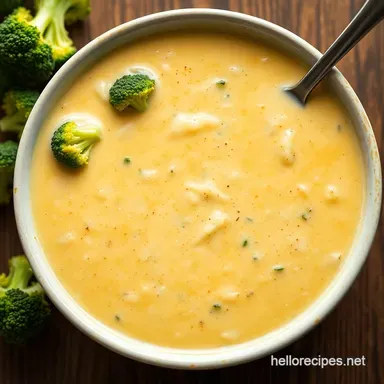 Broccoli Cheese Soup Recipe: Creamy Comfort in 40 Minutes! Recipe Card