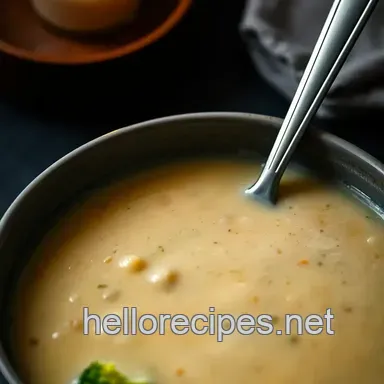 Creamy Broccoli Soup Recipe: Cheddar Cheer in Every Bowl! Recipe Card