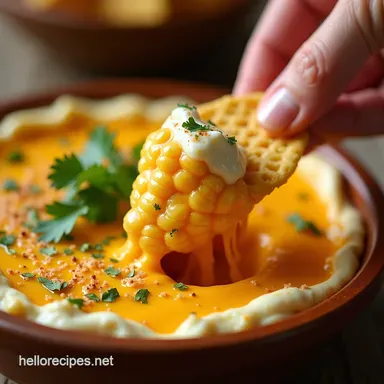 Best Mexican Street Corn Dip Recipe Creamy Elote Recipe Card