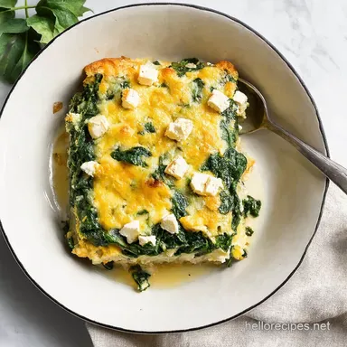 Delicious Feta Spinach Casserole Recipe My GoTo Brunch