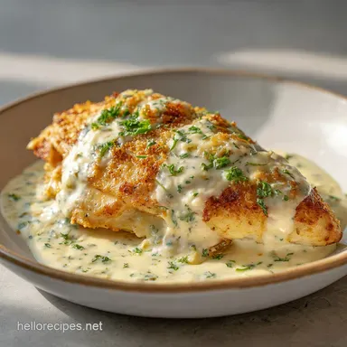 Creamy Garlic Parmesan Chicken for 4 Servings Recipe Card