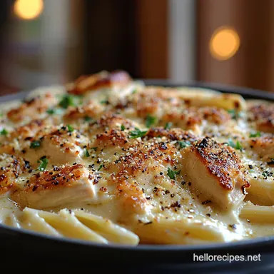 Creamy Garlic Parmesan Chicken Pasta 30Minute Weeknight Winner Recipe Card