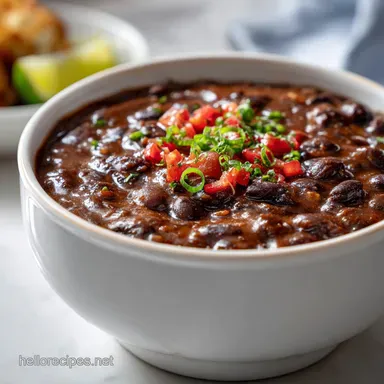 Mexican Black Beans Recipe: Ultra Creamy Restaurant Quality