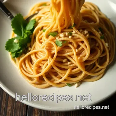 Creamy Sesame Noodle Recipe: A Quick and Easy Delight for Everyone Recipe Card