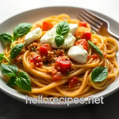 Creamy Tomato & Basil Pasta with Burrata: My Weeknight Treat Recipe Card