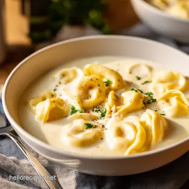 Creamy Cheese Tortellini Soup The Ultimate Comfort Bowl Recipe Card