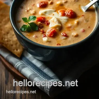 Easy & Delicious Creamy Tortilla Soup with a Crunchy Twist Recipe Card