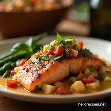 Easy Creamy Tuscan Salmon Recipe with Spinach in 35 Mins Recipe Card