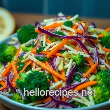 Easy & Crisp Broccoli Slaw Recipe: A Refreshing Summer Side Dish