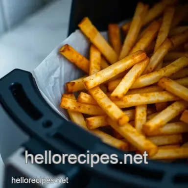 Crispy Air Fryer Fries: How to Cook Fries in an Air Fryer Easily Recipe Card