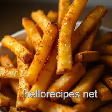 Easy Crispy Air Fryer Fries: Golden Deliciousness in No Time Recipe Card