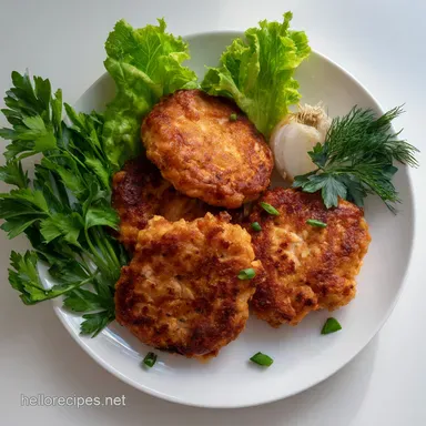 Flaky Salmon Cakes Recipe Crispy Easy and Ready in a Midweek Jiffy Recipe Card