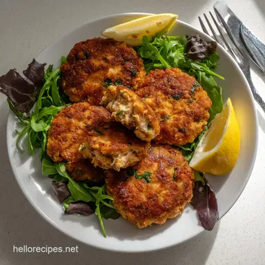 Flaky Salmon Cakes Recipe Crispy Easy and Ready in a Midweek Jiffy