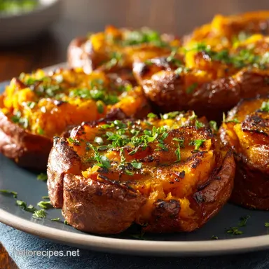 Smashed Sweet Potatoes: The Ultra-Crispy Side Dish Recipe
