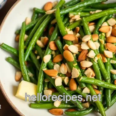 Crispy Green Bean Almondine: A Delightful Nutty Side Dish