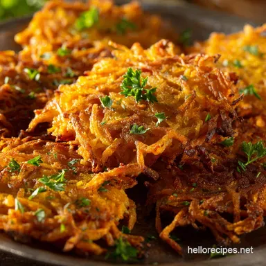 Healthy Sweet Potato Hash Browns UltraCrispy OvenBaked