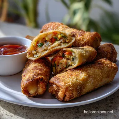 Homemade Vegetable Egg Rolls Crispy Vegetable Egg: Ultra-Crunchy Recipe