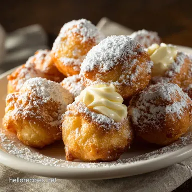 Classic Italian Zeppole The Secret to Light and Puffy Donut Holes Recipe Card