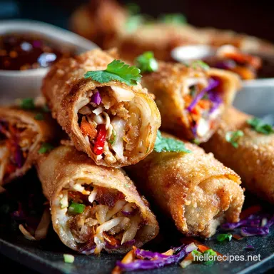 Pad Thai Spring Rolls: Ultra-Crispy, Restaurant-Quality Appetizer