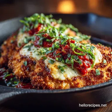 The Ultimate Crispy Chicken Parmesan Recipe Comfort Food Classic Recipe Card