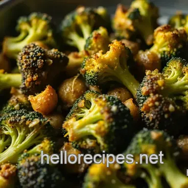 Easy Crispy Roasted Broccoli Recipe with Garlic & Lemon Zest