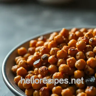My Go-To Roasted Chickpeas Recipe: Crispy, Flavor-Packed Snack! Recipe Card