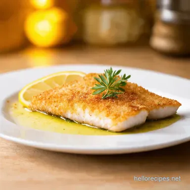 Crispy Skin Pan Fried Fish My Secret Lemon Herb Butter Recipe Card