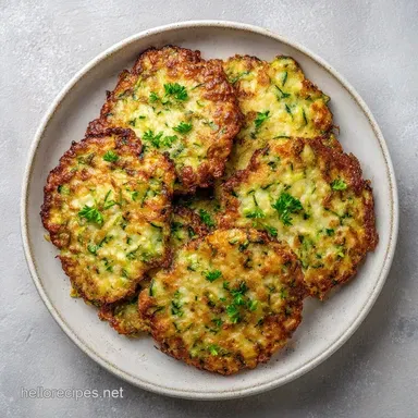 Zucchini Fritters in 20 Minutes: Crispy
