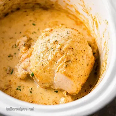 Crockpot Creamy Garlic Parmesan Chicken Easiest Ever Recipe Card