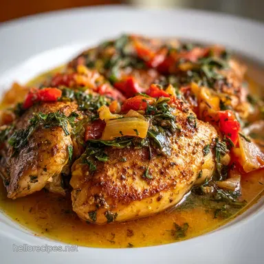 Crockpot Italian Chicken: Slow-Cooked Silky Cream Sauce Recipe Card