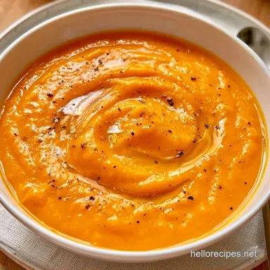 Roasted DairyFree Butternut Squash Soup Recipe Card
