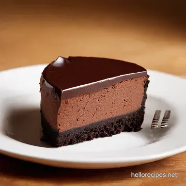 Decadent Chocolate Mascarpone Cheesecake Death By Chocolate Recipe Card