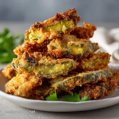 Deep Fried Pickles: Shatter Crisp Recipe Recipe Card