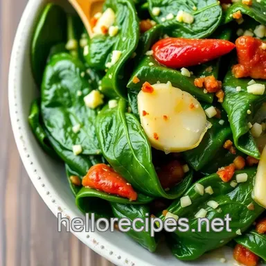 Easy & Delicious Stir-Fried Spinach with Garlic: My Ultimate Comfort Dish! Recipe Card