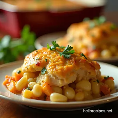 Dolly Partons Easy 5Ingredient Chicken Casserole Recipe Card