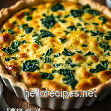 My Family's Easy Spinach Quiche Recipe: Perfect for Brunch! Recipe Card