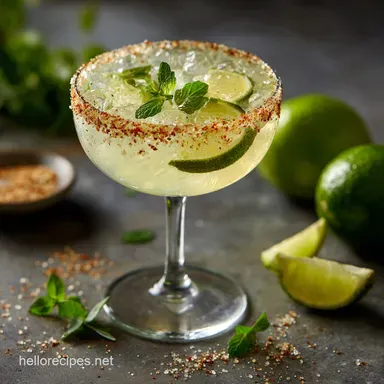 Skinny Margarita: Chefs Low-Calorie Agave Recipe (5-Minute Prep) Recipe Card