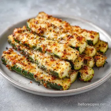 Easy Air Fryer Zucchini in 15 Minutes Recipe Card