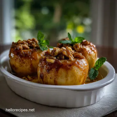 Easy Baked Apples Recipe: Velvety Steam Recipe Card